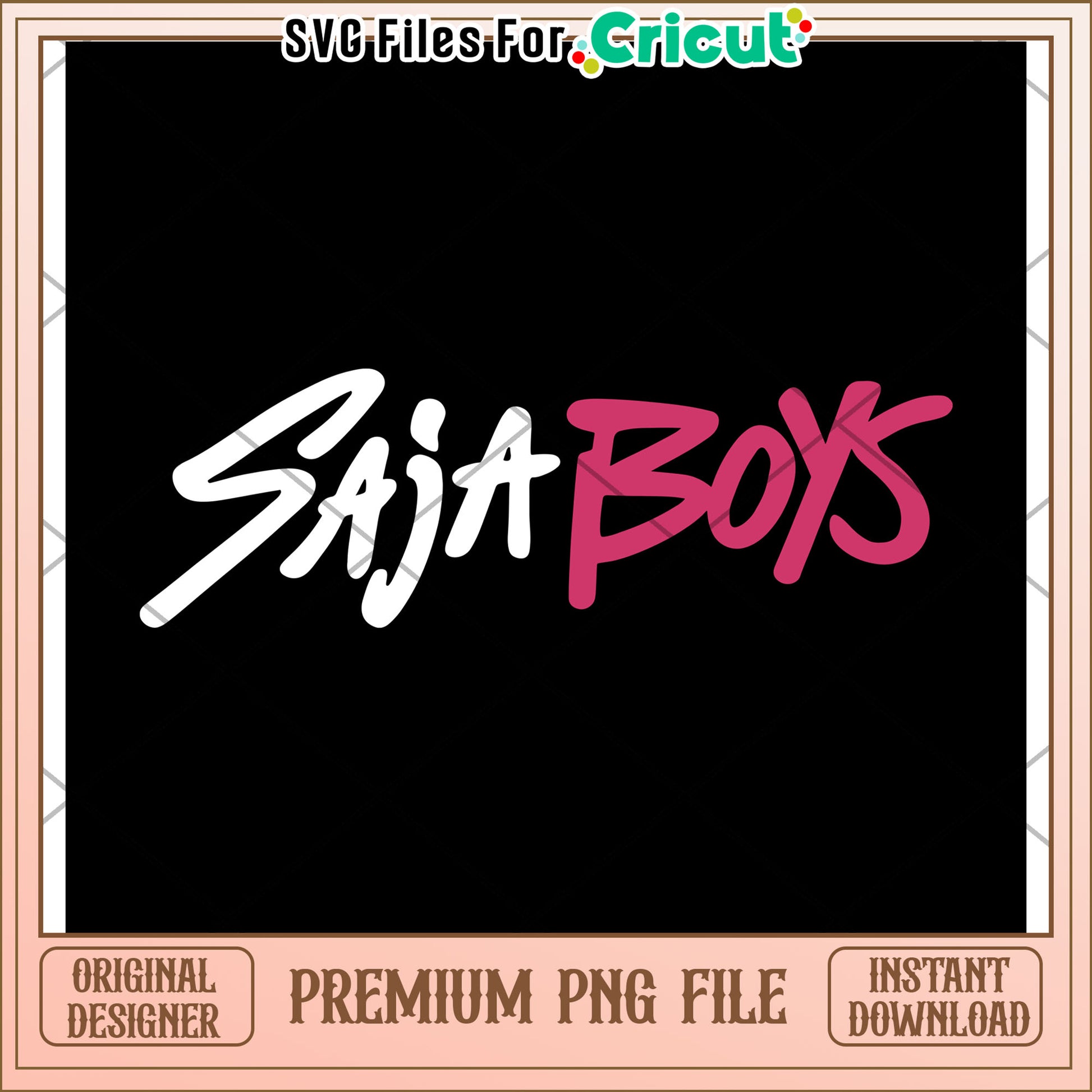 Saja boys logo png, kpop png, korean anime png