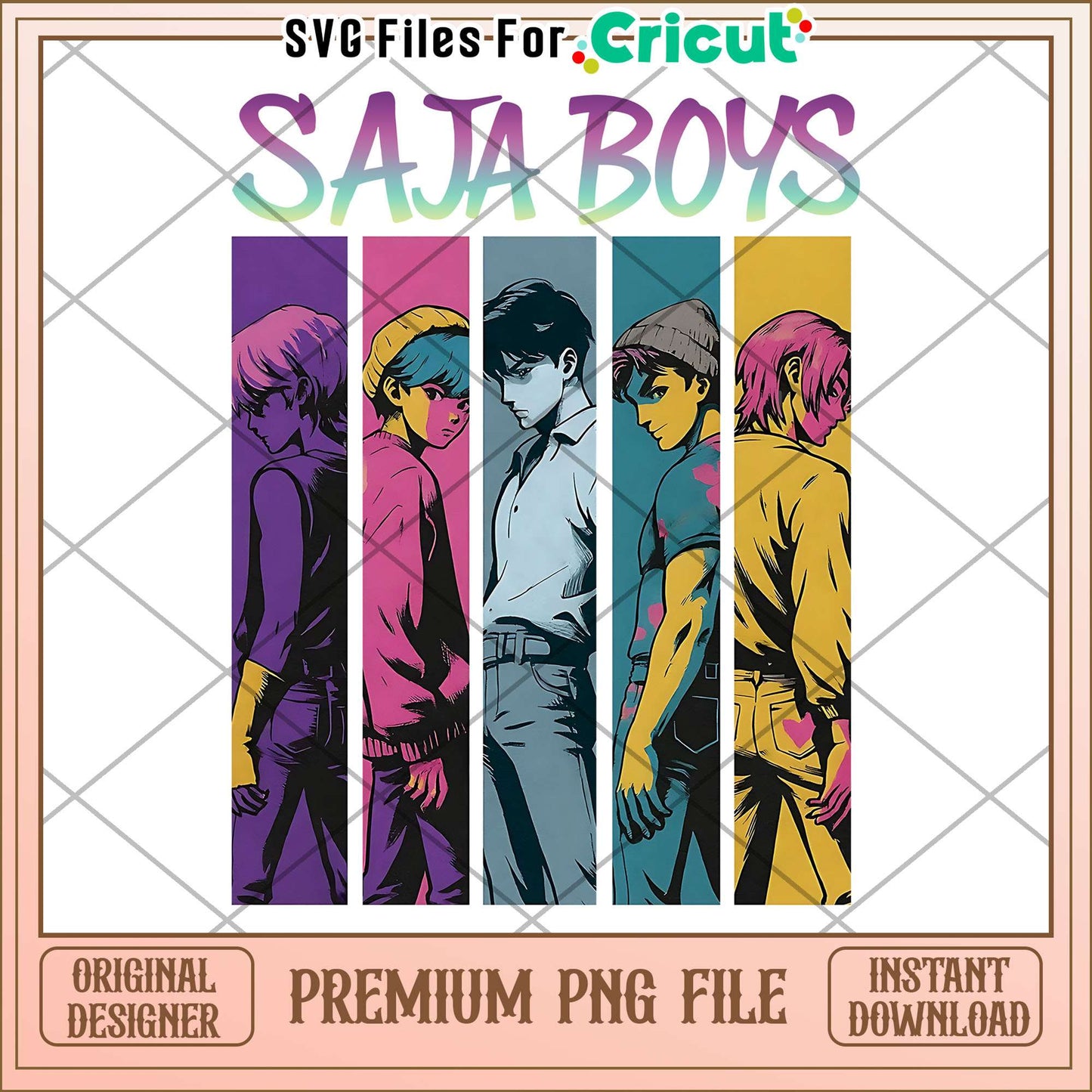Saja boys members png, saja boys warrior png, kpop hero png