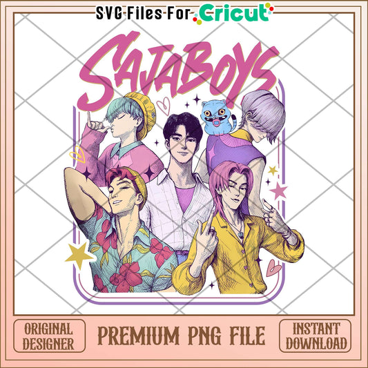 Saja boys png, saja boys warrior png, kpop hero png