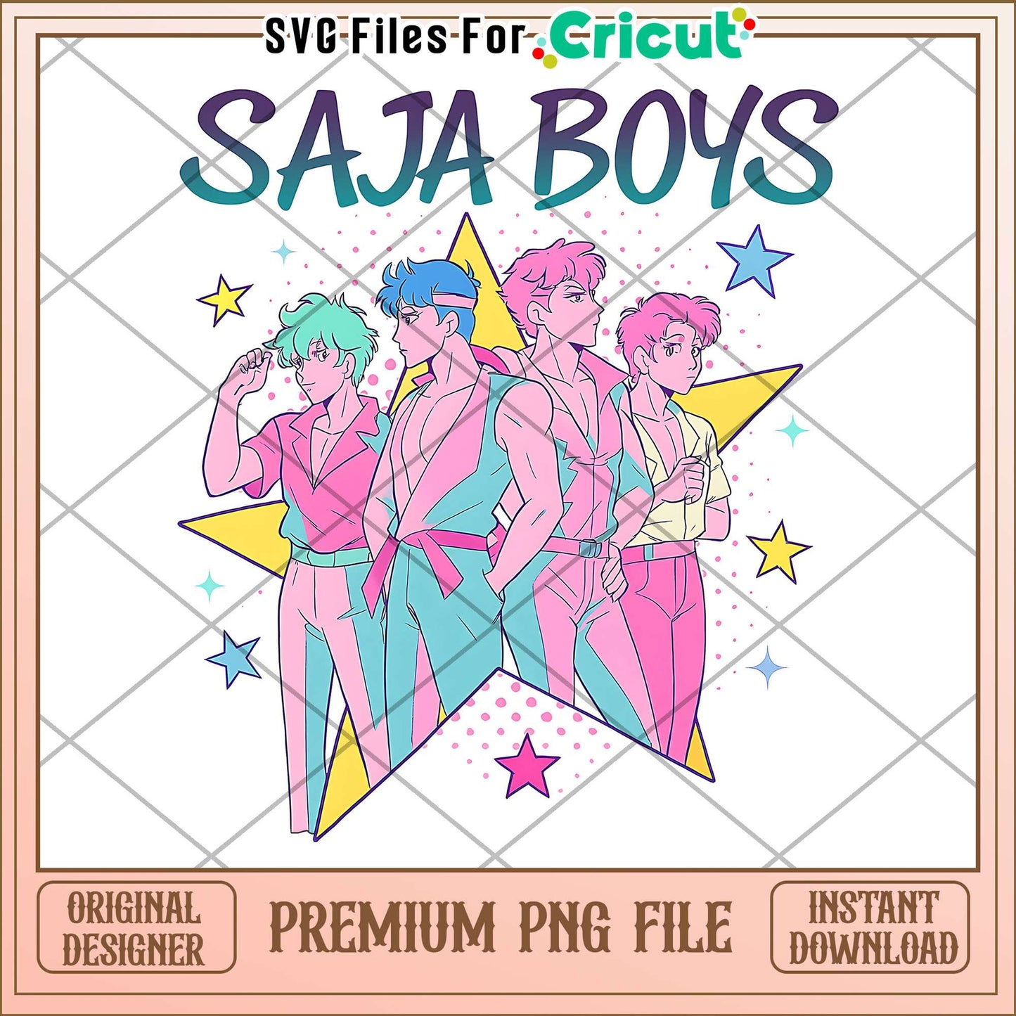 Saja boys star png, kpop demon hunter png, demon idol png