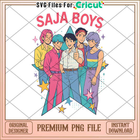 Saja boys teams png, cute demon slayer png, kpop boy png