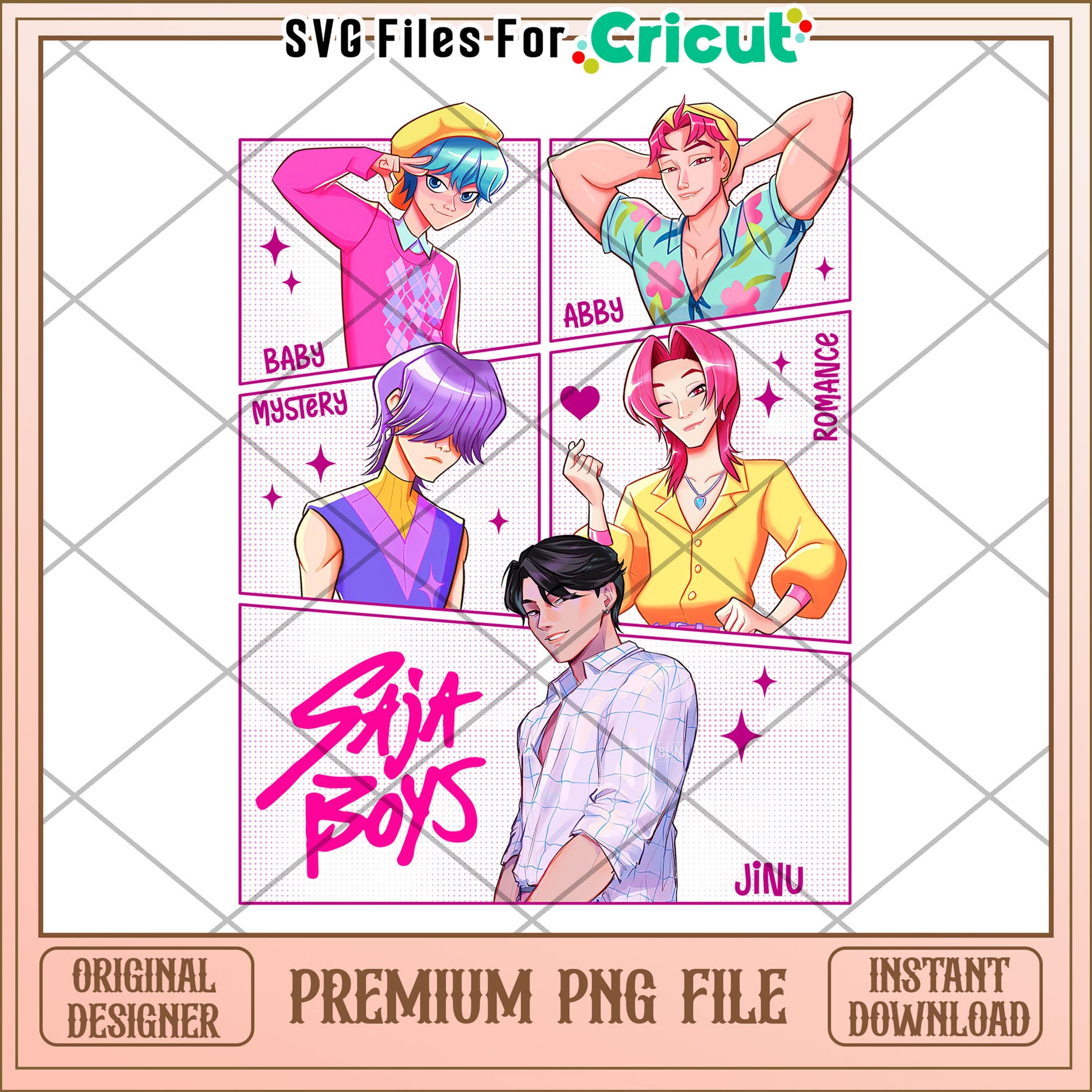Saja cute boys png, manhwa png, saja and huntrix png