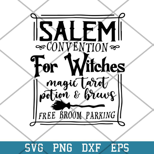 Salem Convention For Witches Svg, Halloween Svg-Svgfilesforcricut