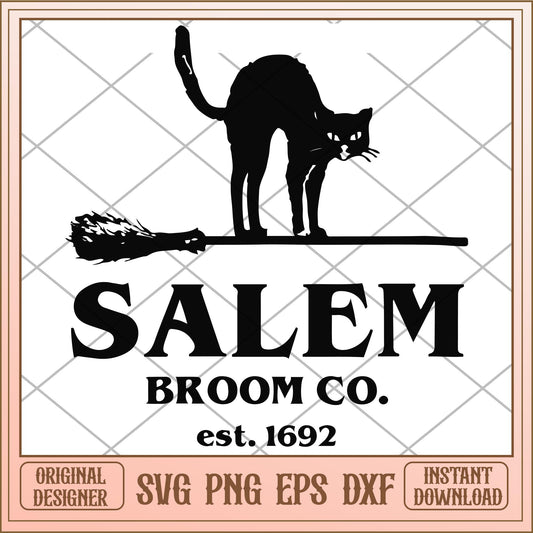 Salem brom co est 1962 svg, halloween characters svg, digital download