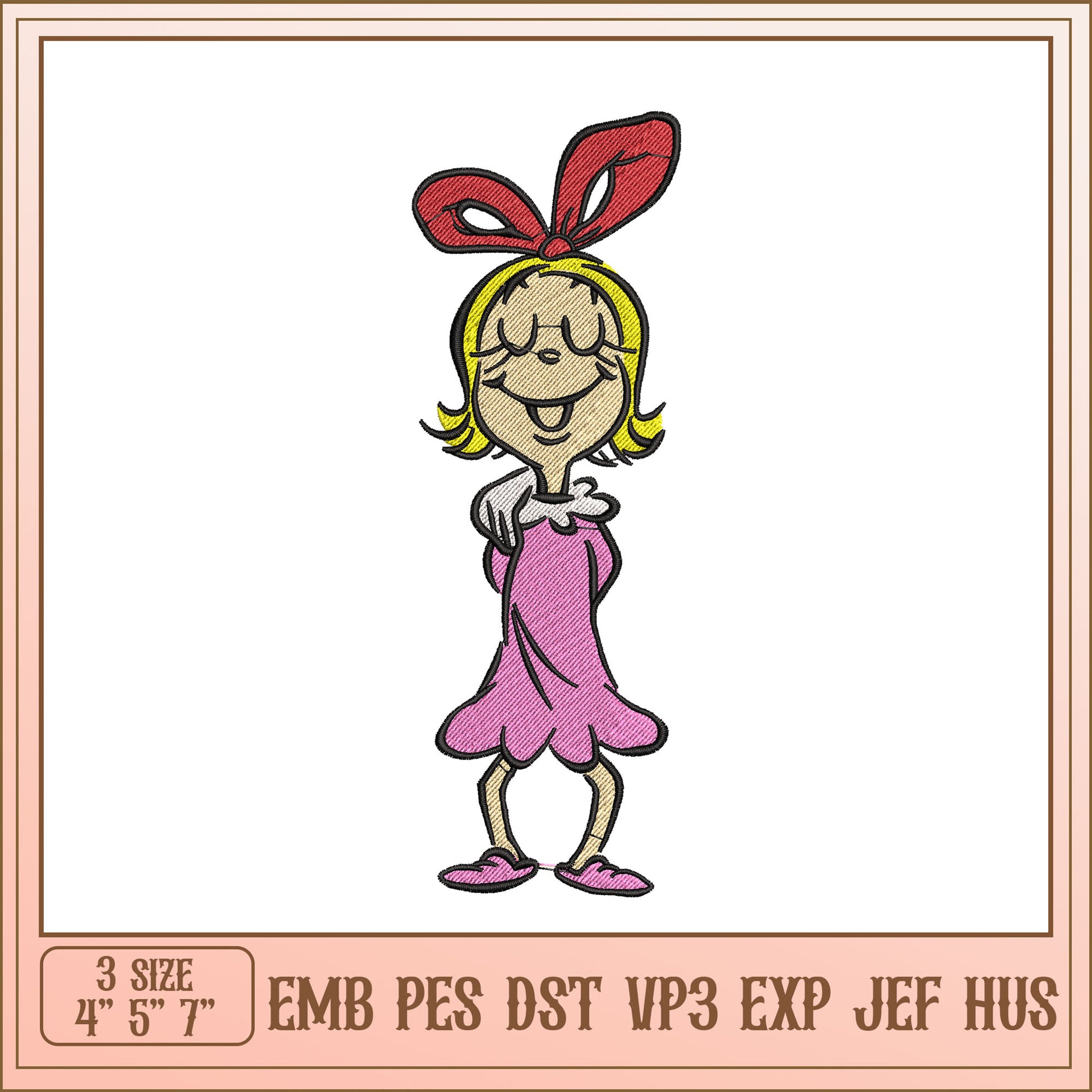 Sally Embroidery Design