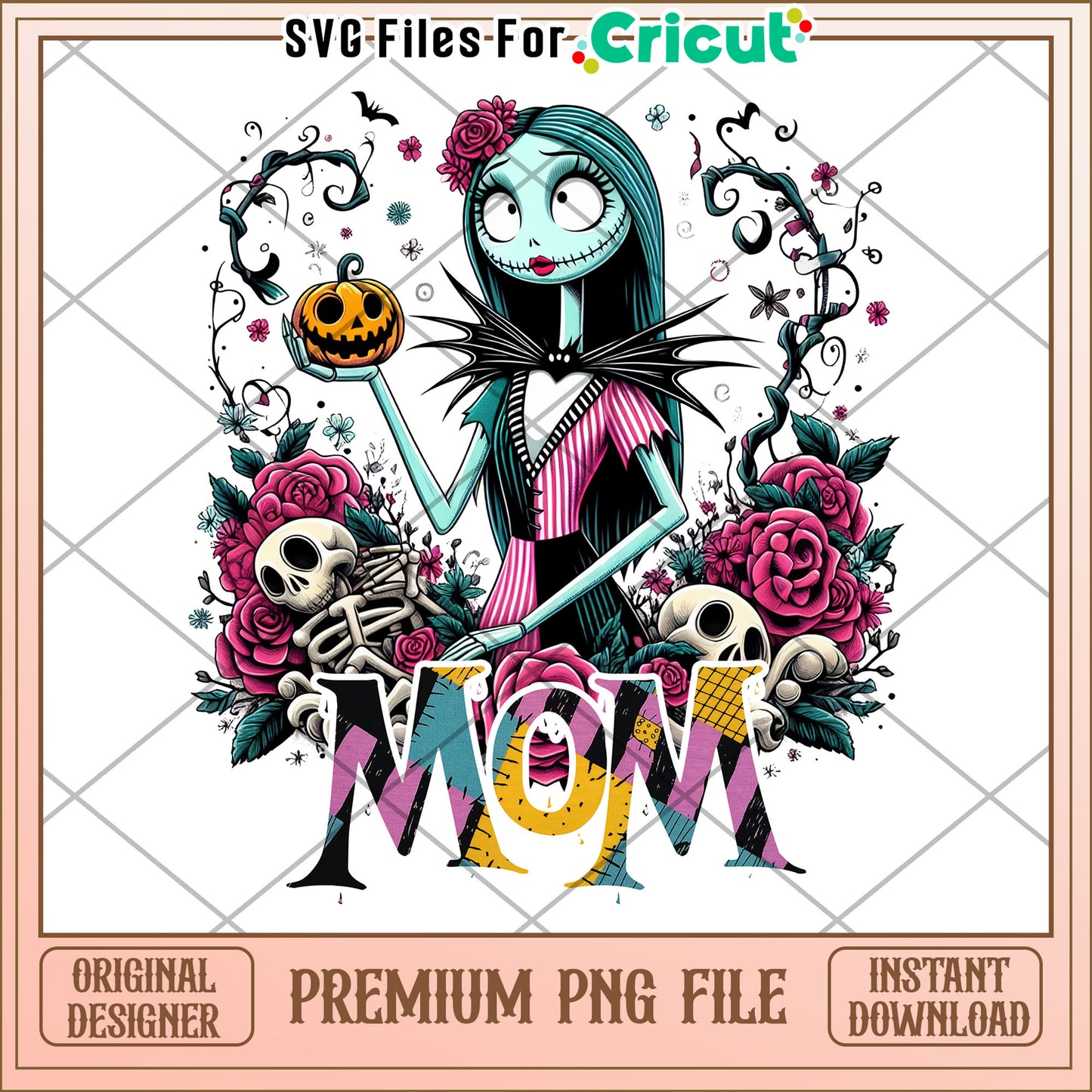 Sally Mom PNG Cricut Halloween Design