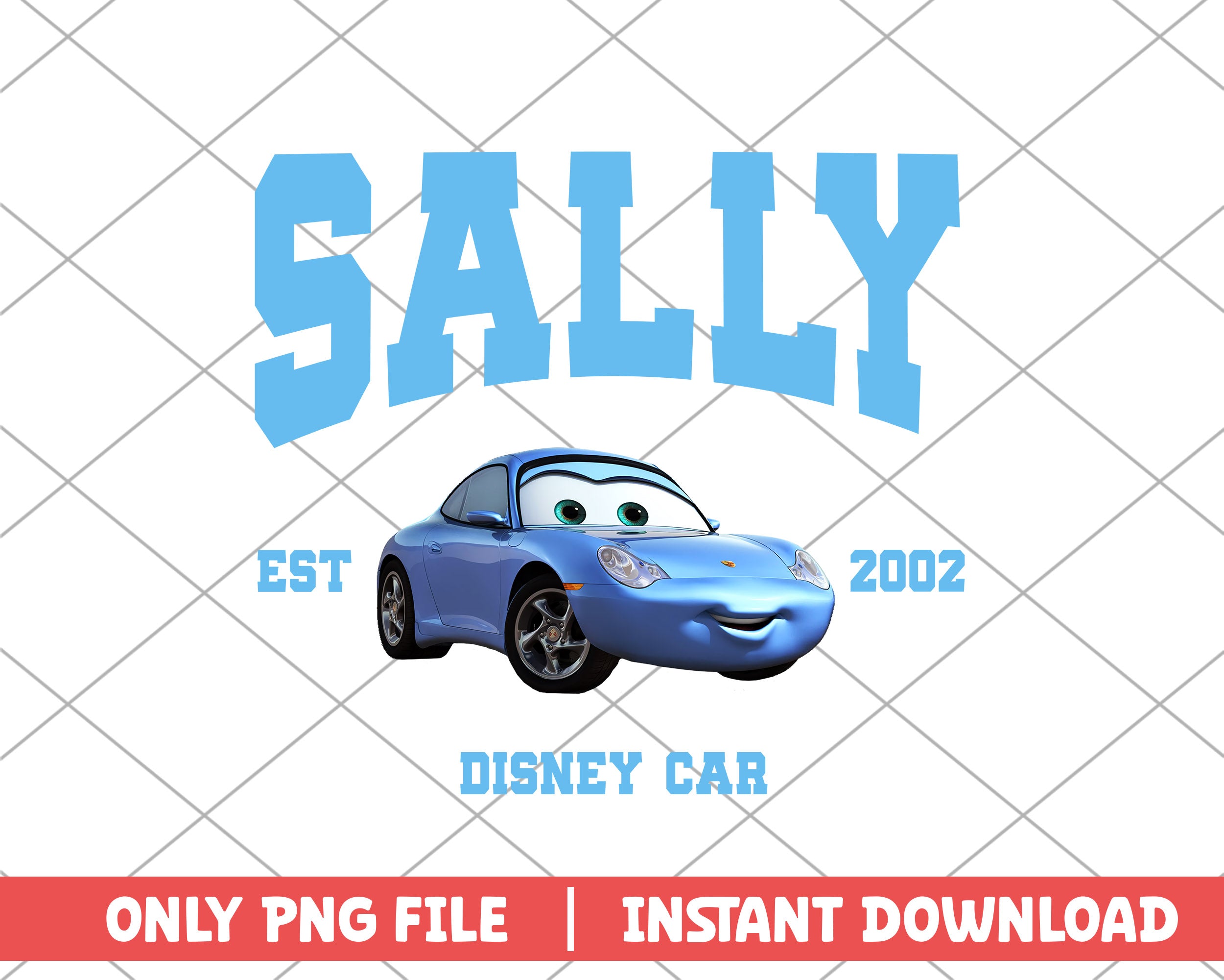 Sally Rims Sally character disney car png – svg files for cricut