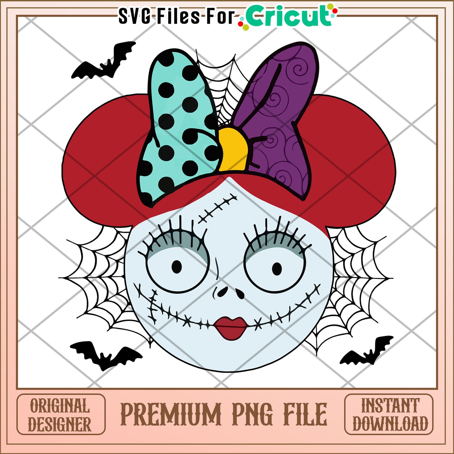 Sally mickey head png, hallow​​ png, halloween wallpaper​ png