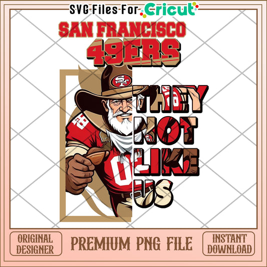 San Francisco 49ers design for Cricut, instant download PNG file