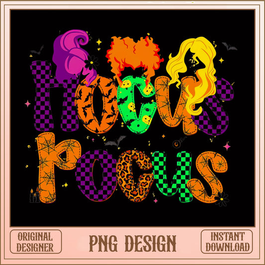 Sanderson Sisters Hocus Pocus PNG, Witch Halloween PNG, Retro PNG