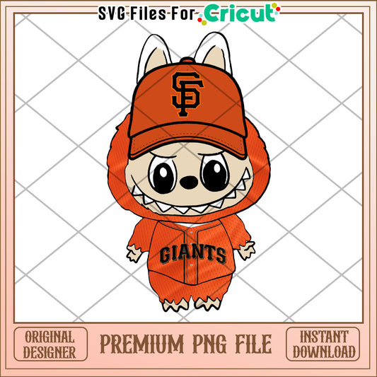 San francisco giants labubu png, mlb teams png, mlb american png