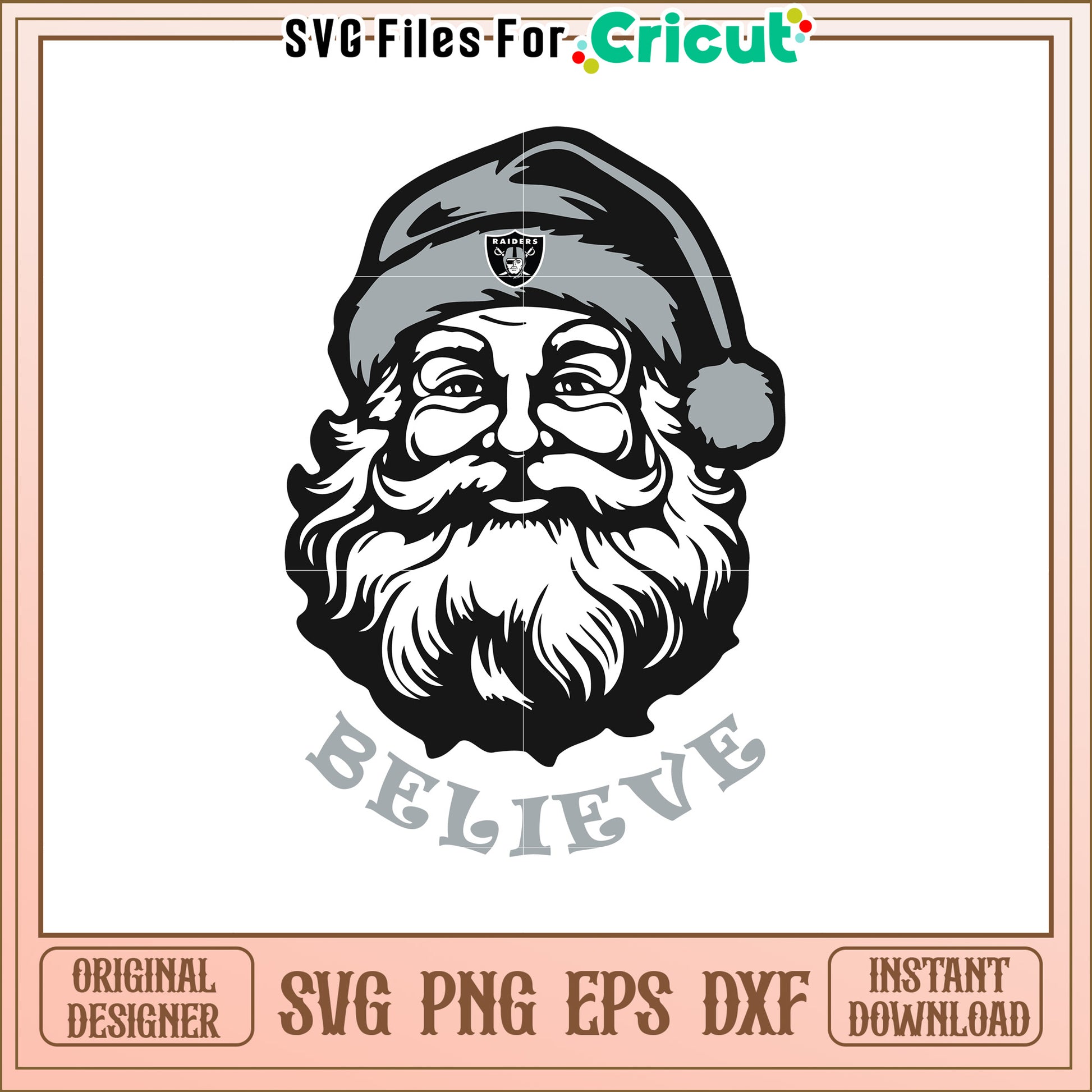 Santa Claus SVG Design for Holiday Crafts and Decor