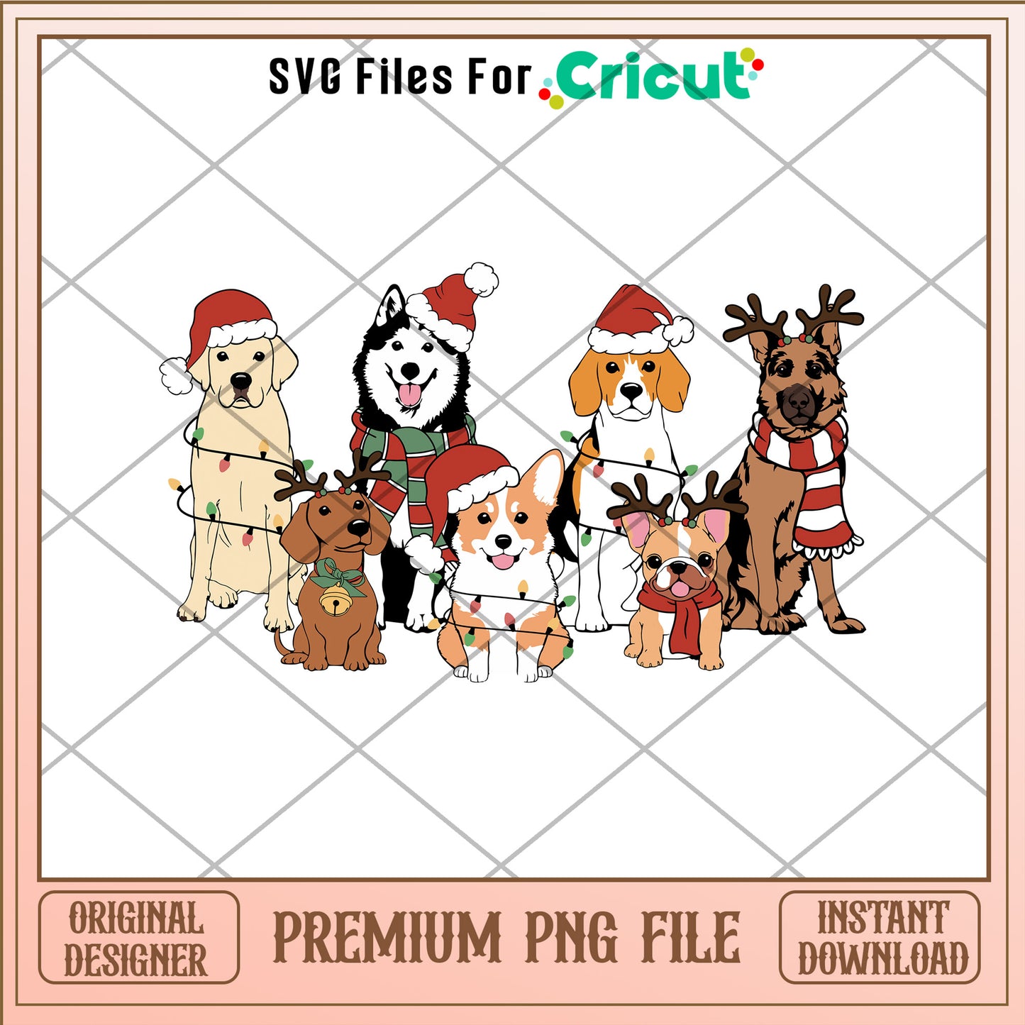 Santa Paws Christmas png, merry woofmas png, christmas png