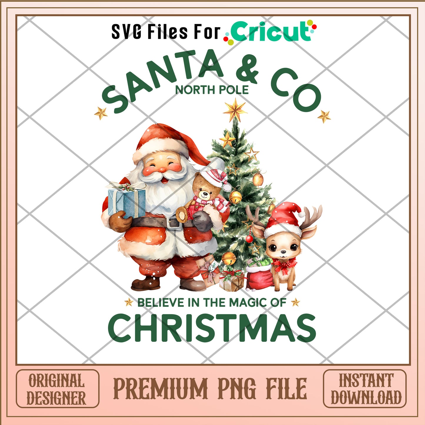 Santa & co north pole png, santa claus png, christmas png