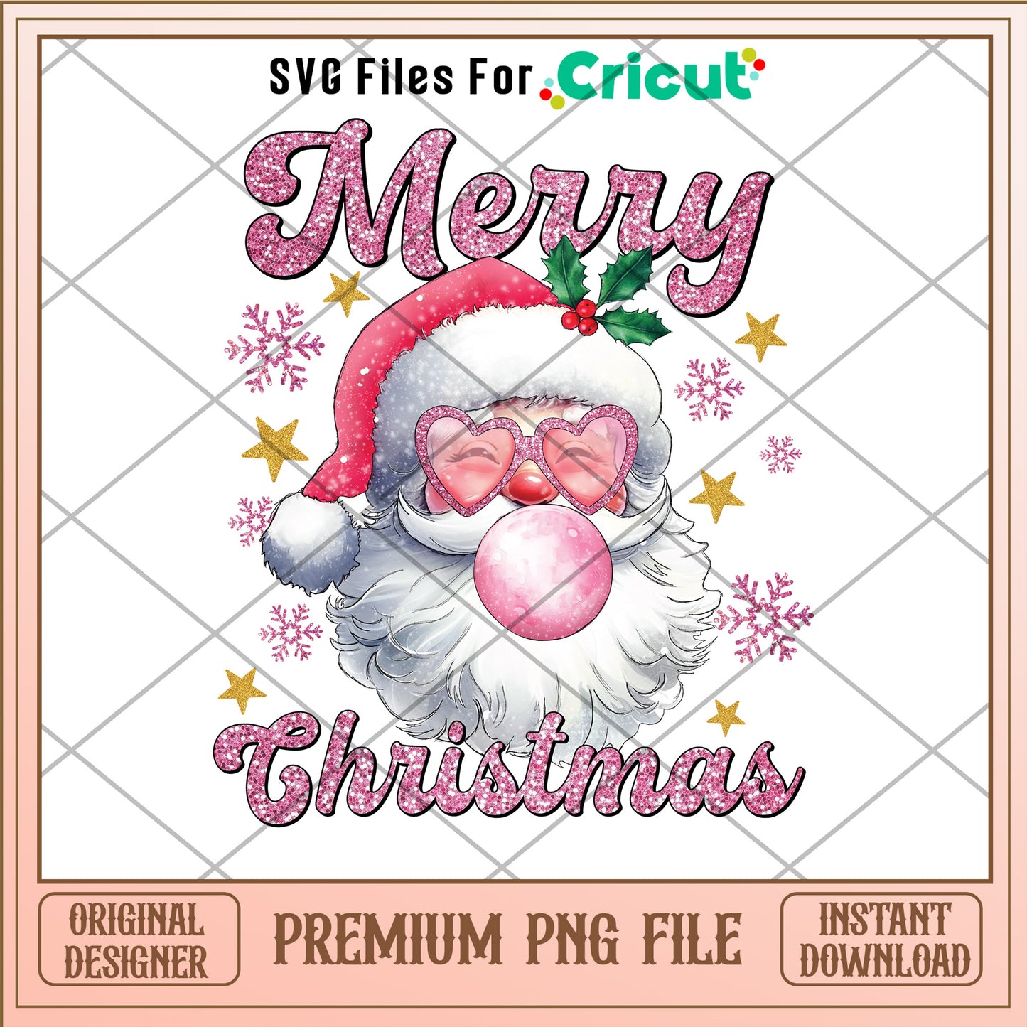 Santa claus merry christmas png, pink santa png, christmas png