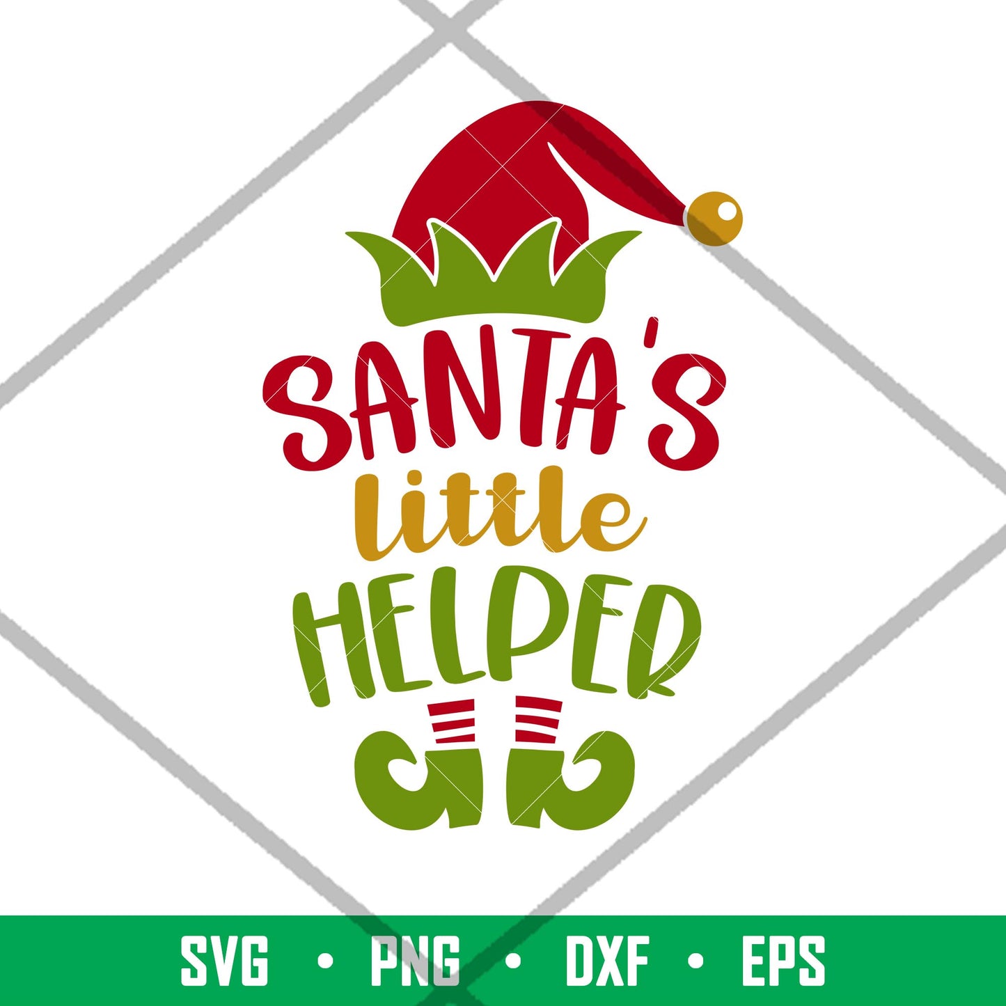 Santas Little Helper, Santa’s Little Helper Svg