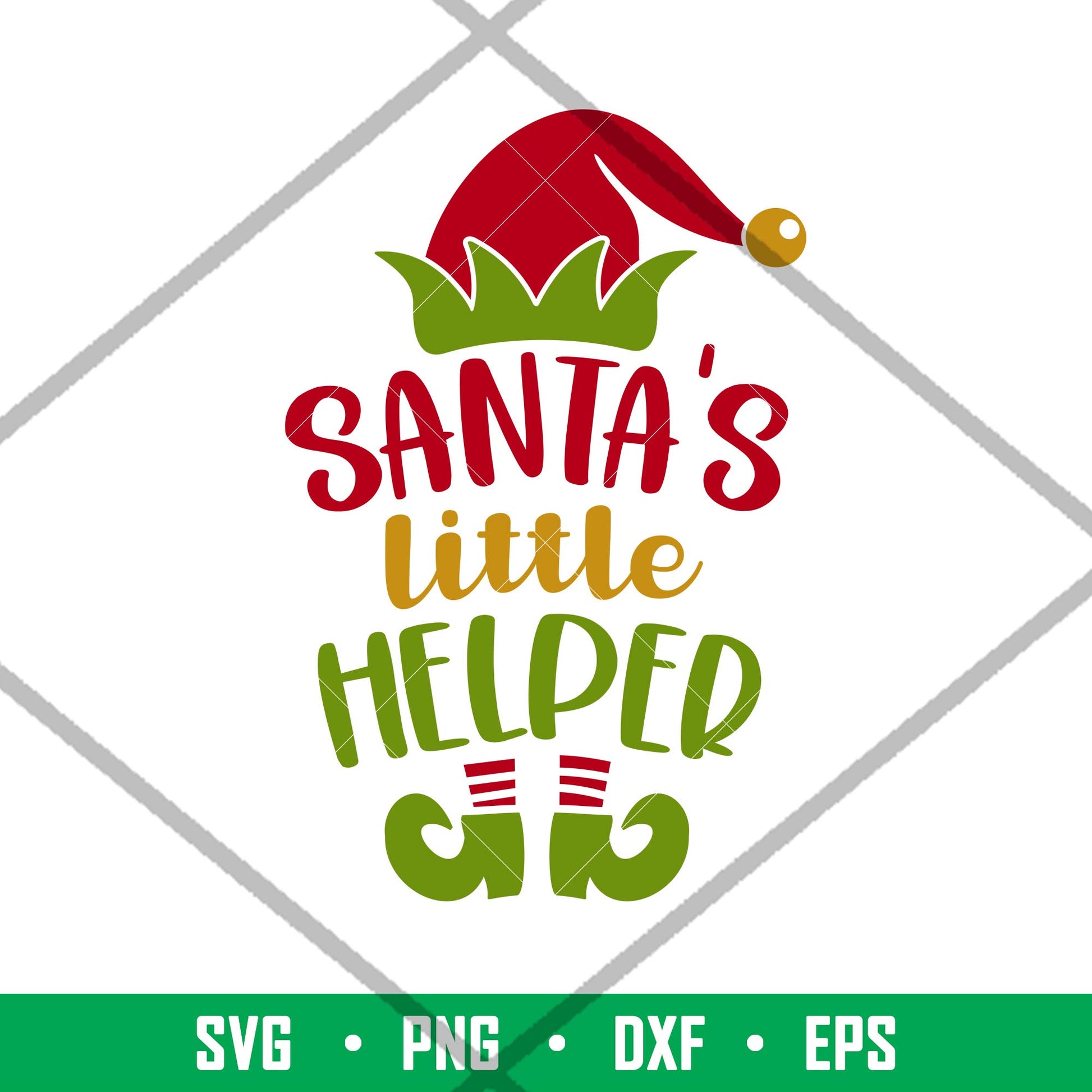 Santas Little Helper, Santa’s Little Helper Svg