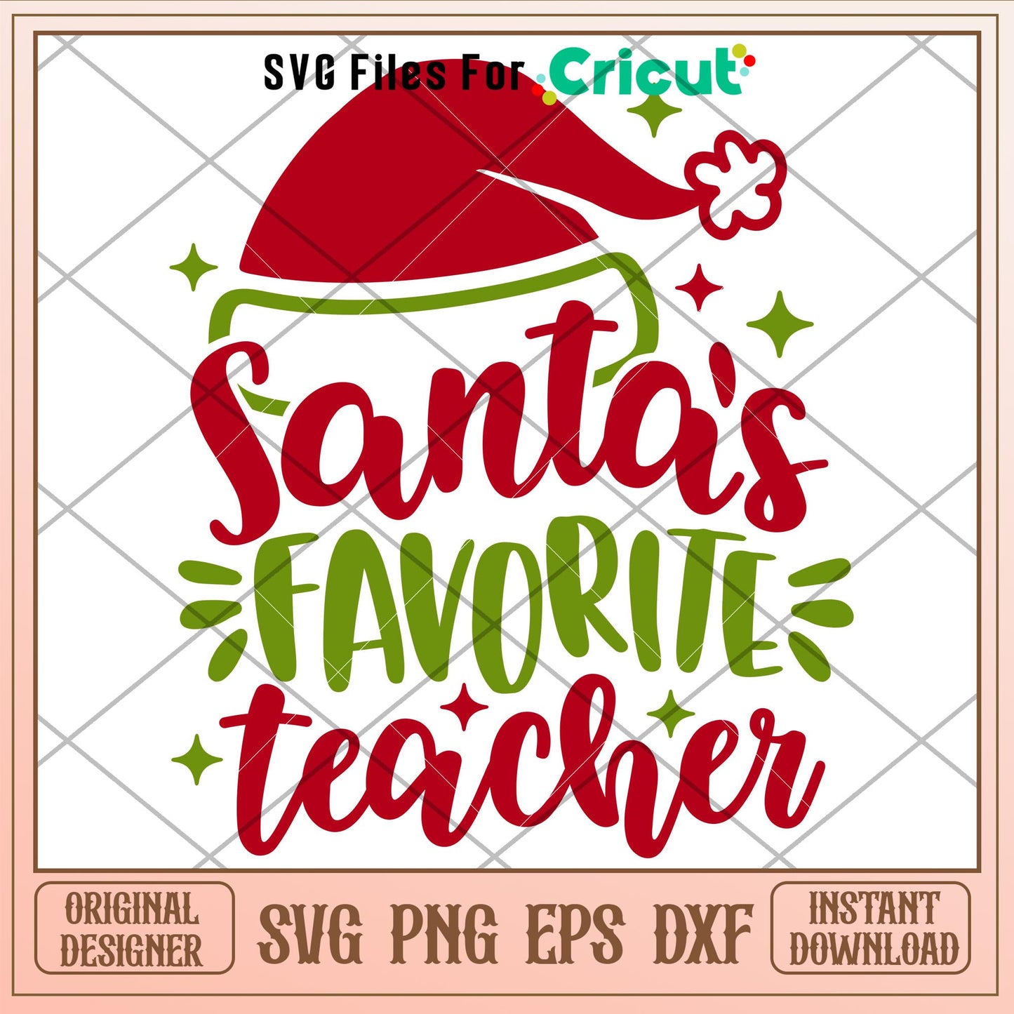 Santas favorite teacher, Santa’s Favorite Teacher Svg