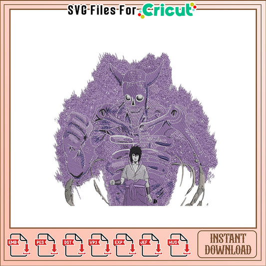 Sasuke Susano'o Embroidery Design Instant Download