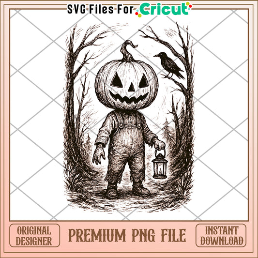 Scary design of pumpkin png, spirit halloween​ png, halloween movies​ png