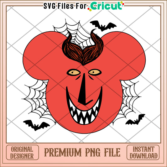 Scary lock mickey head png, hallow​​ png, halloween wallpaper​ png