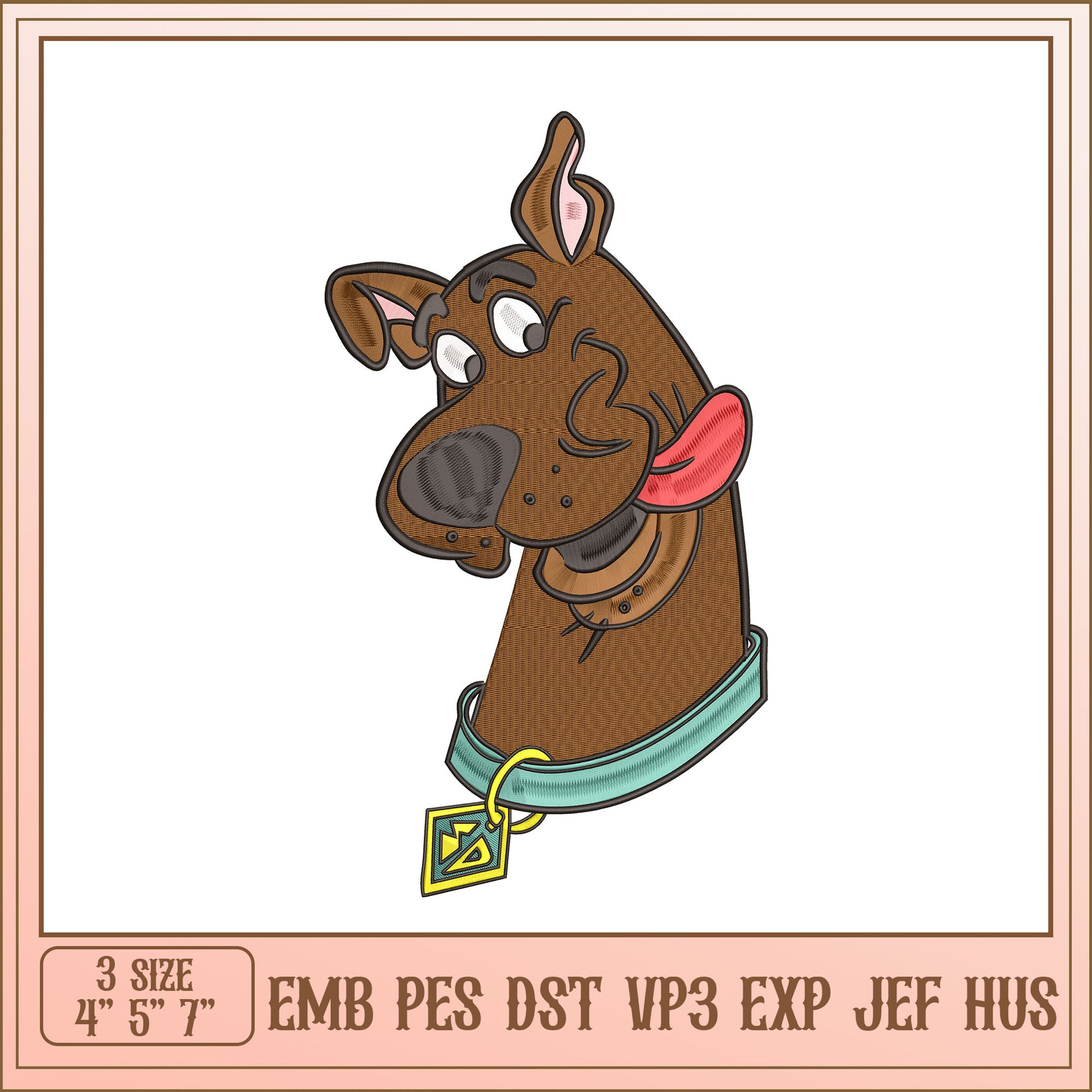 Scooby Doo Embroidery Design