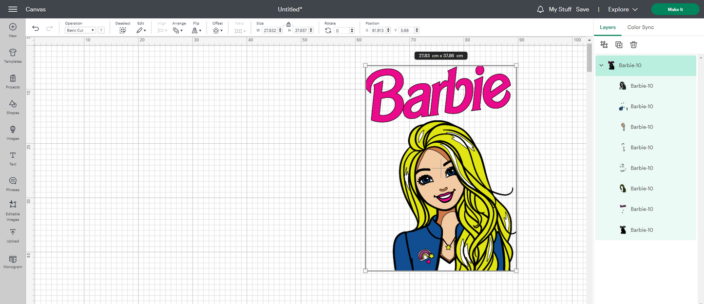 Barbie svg for cricut