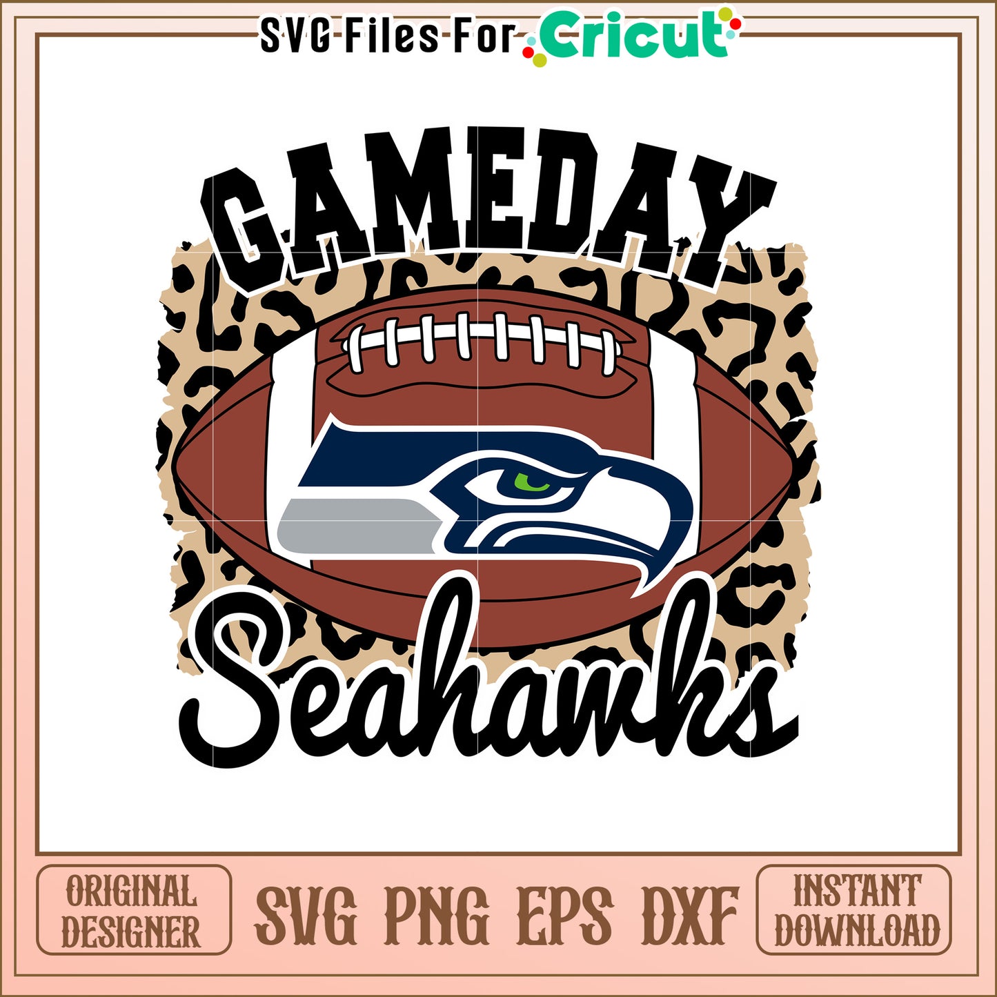 Seahawks Game Day SVG Design