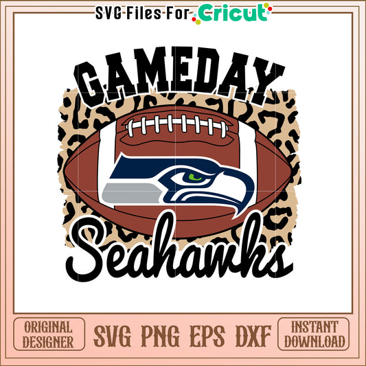 Seahawks Game Day SVG Design