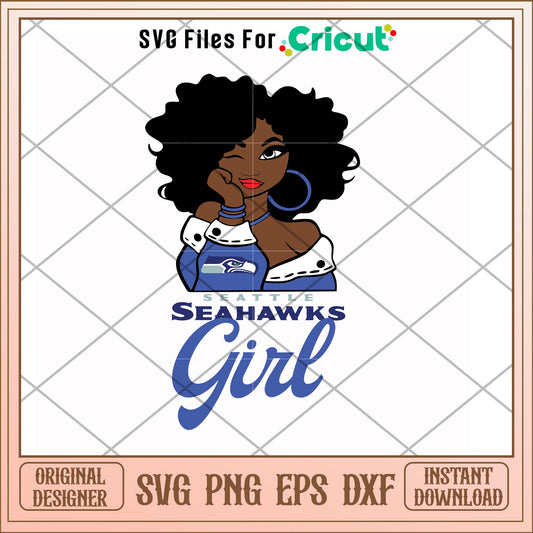 Seahawks Girl nfl football team svg, Seahawks svg, new nfl svg