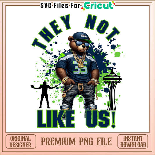 Seahawks they not like us png, Seattle Seahawks png, NFL png