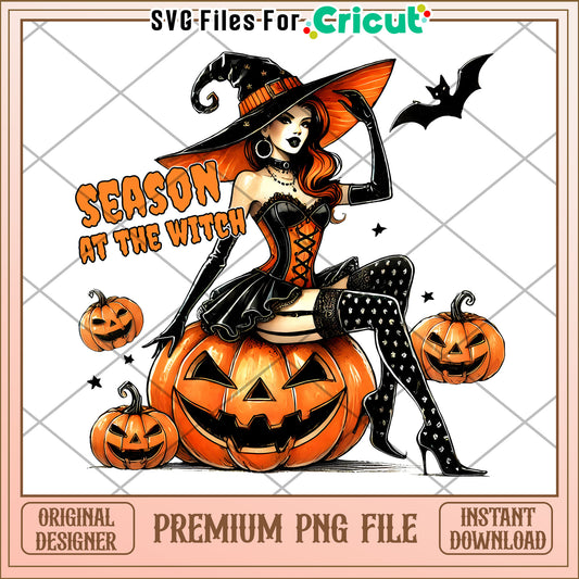 Season at the witch png,spooky fall  png, halloween candy png
