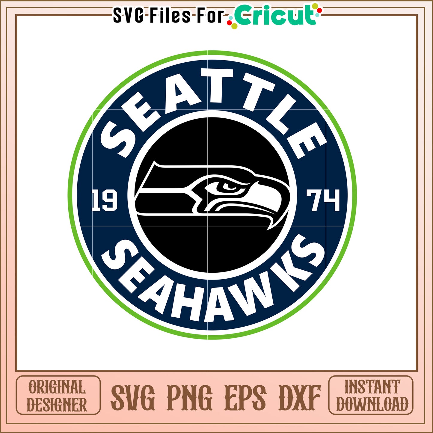 Seattle Seahawks Logo SVG Design