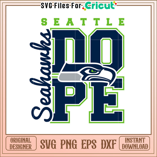 Seattle Seahawks PE SVG Logo Design