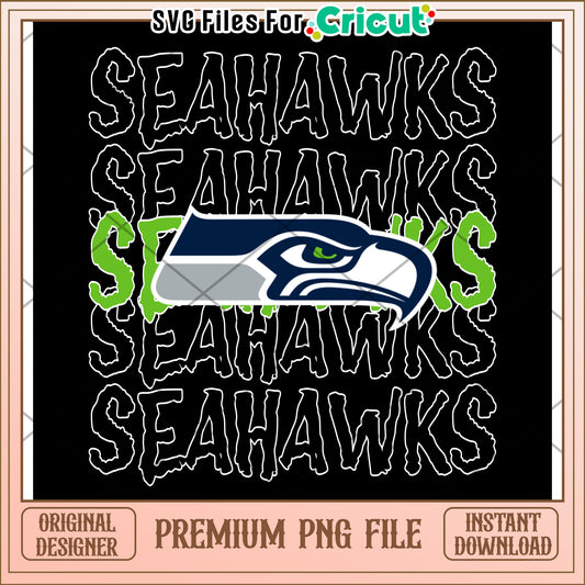 Seattle Seahawks PNG File for Cricut, perfect for crafting projects