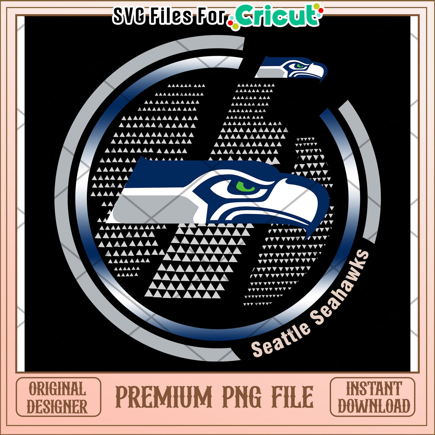 Seattle Seahawks Team Logo PNG File, perfect for Cricut crafts