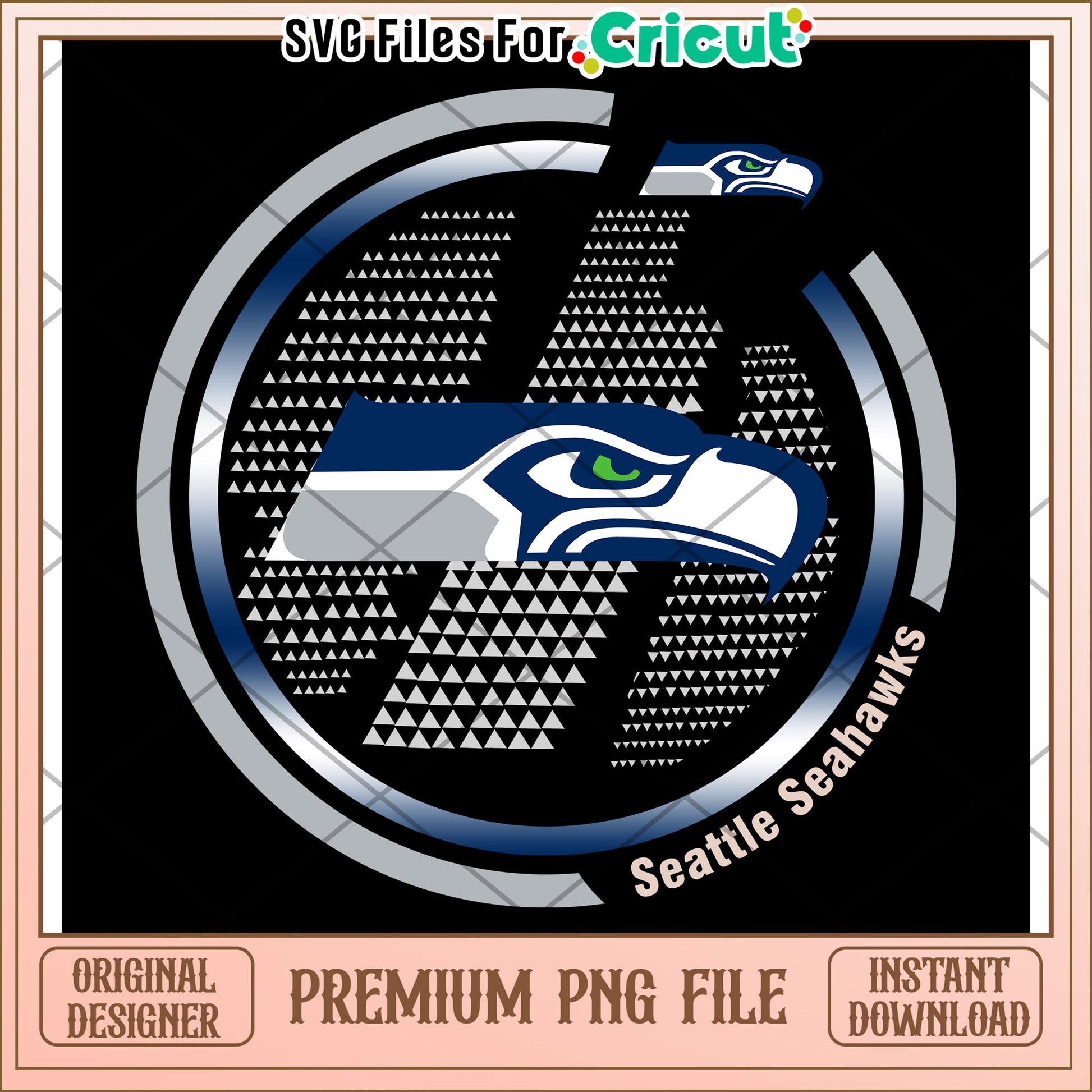 Seattle Seahawks Team Logo PNG File, perfect for Cricut crafts