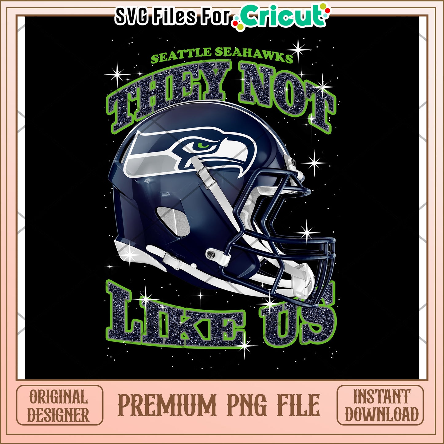 Seattle Seahawks helmet design, unique sports fan art download