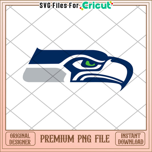 Seattle Seahawks logo design for Cricut projects, perfect for fans