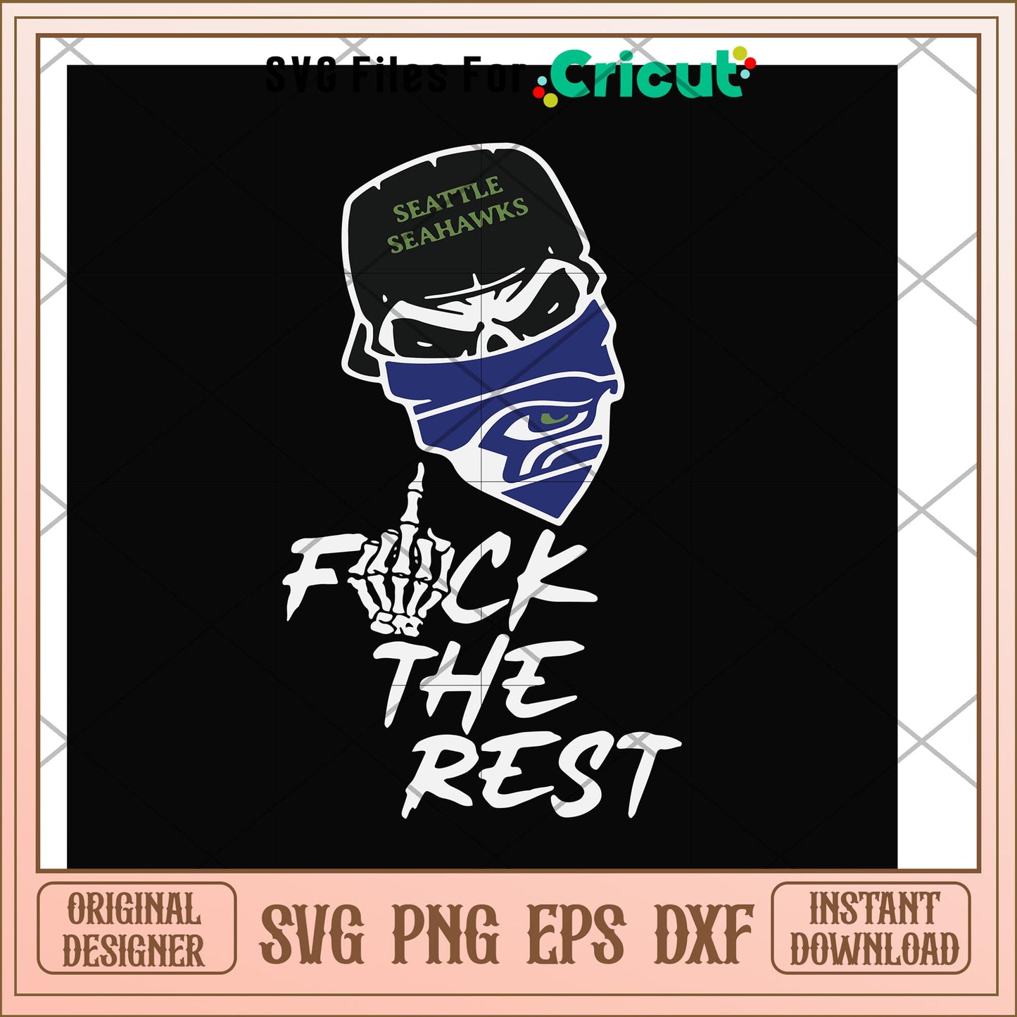 Seattle Seahawks fuck the rest svg, Seattle Seahawks svg, new nfl svg