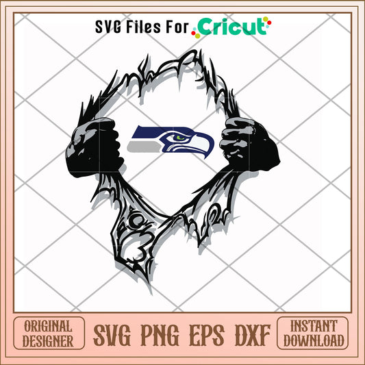 Seattle Seahawks superhero svg, Seattle Seahawks svg, new nfl svg