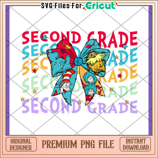 Second Grade Bow PNG Download