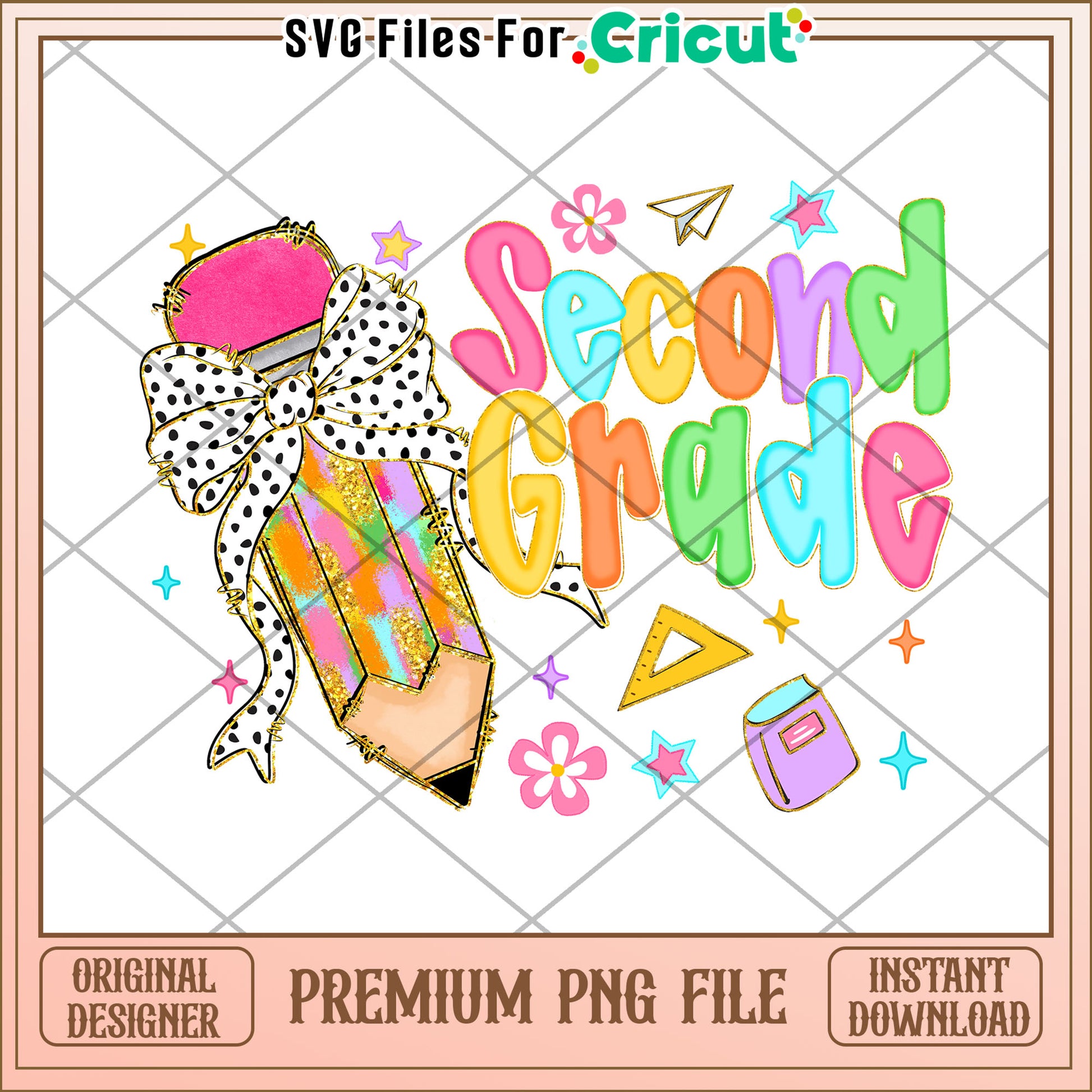 Second grade png, making learning fun​ png, back to school​ png