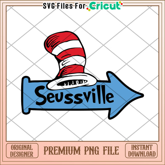 Seussville PNG Cat in the Hat Arrow