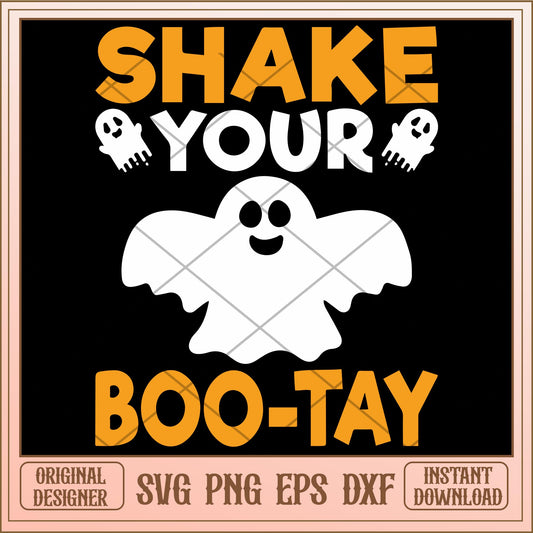 Shake your boo-tay svg, halloween characters svg, digital download