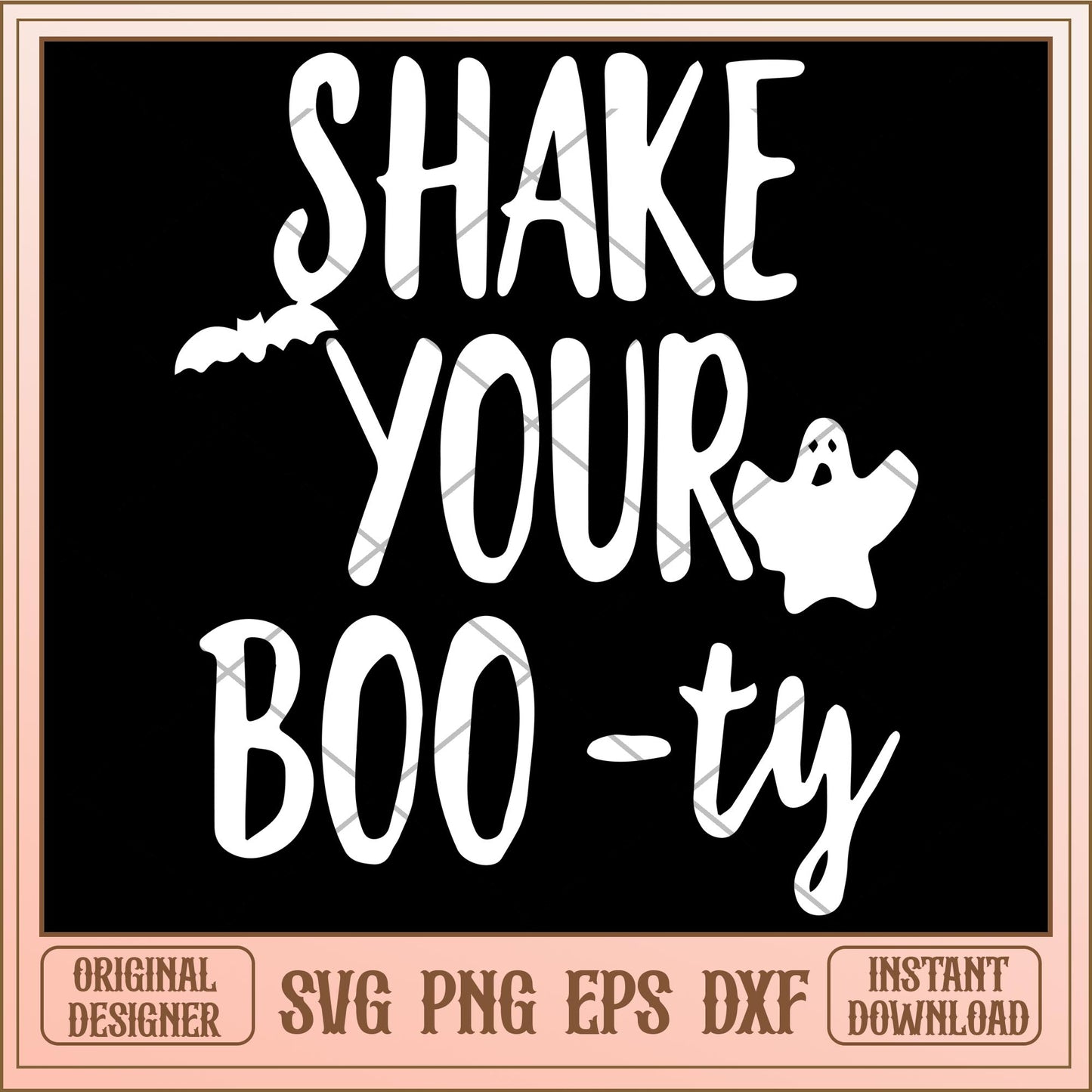 Shake your boo-ty halloween svg, halloween characters svg, digital download