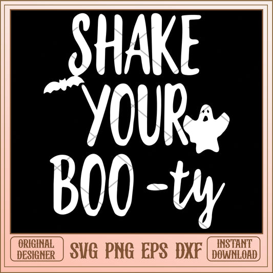 Shake your boo-ty halloween svg, halloween characters svg, digital download