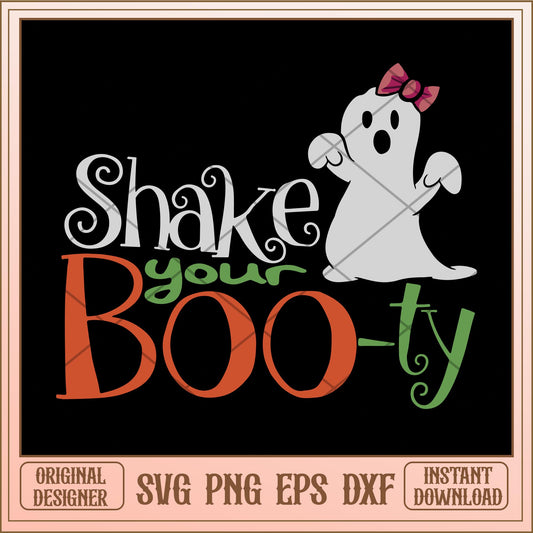 Shake your boo-ty svg, halloween characters svg, digital download