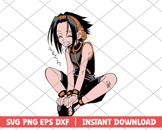 Shaman king asakura yoh anime svg