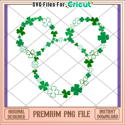 Shamrock Mickey PNG Instant Download